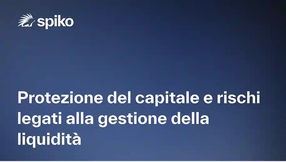 Protezione del capitale e rischi legati all'allocazione della tesoreria