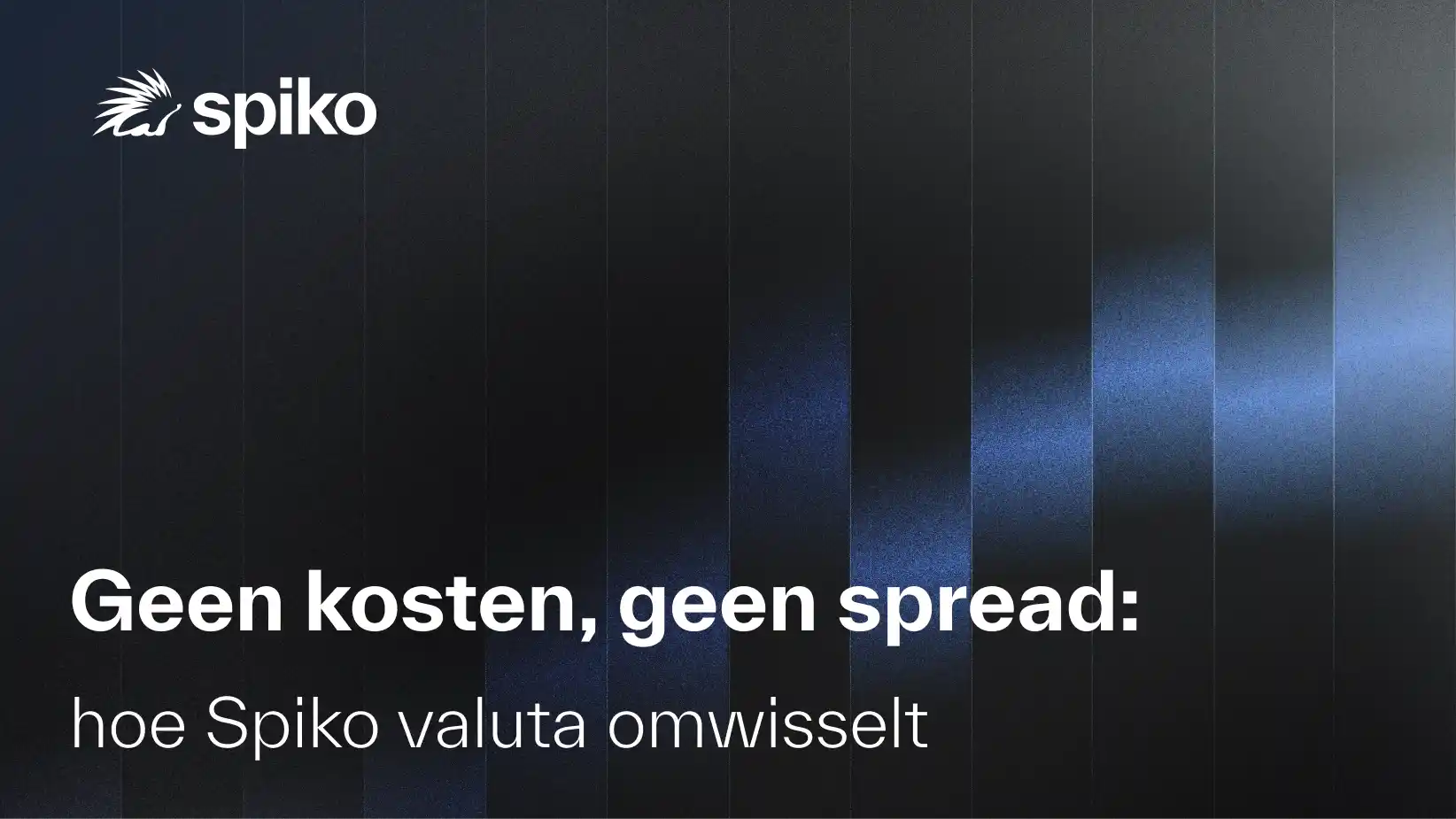 Geen kosten, geen spread: hoe Spiko valuta omwisselt