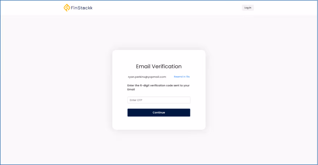 Email Verification Screenshot