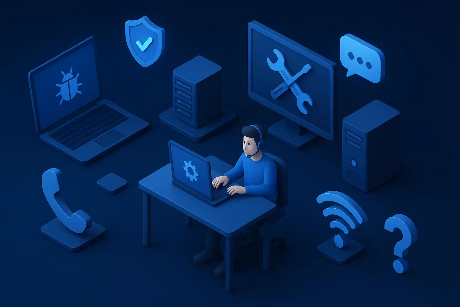 Les services de support informatique sont essentiels pour les entreprises modernes.