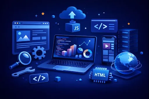 Basics of Website Development: Types, Process and Technologies