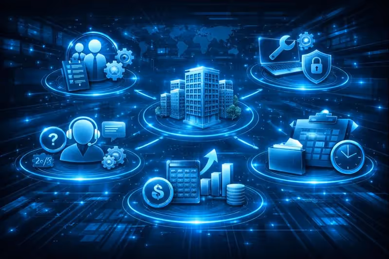 Types courants de fonctions support au sein des organisations