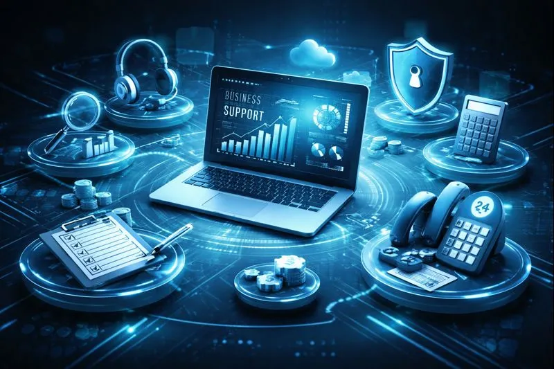 Top 10 des fonctions de support aux entreprises (avec définitions et usages)