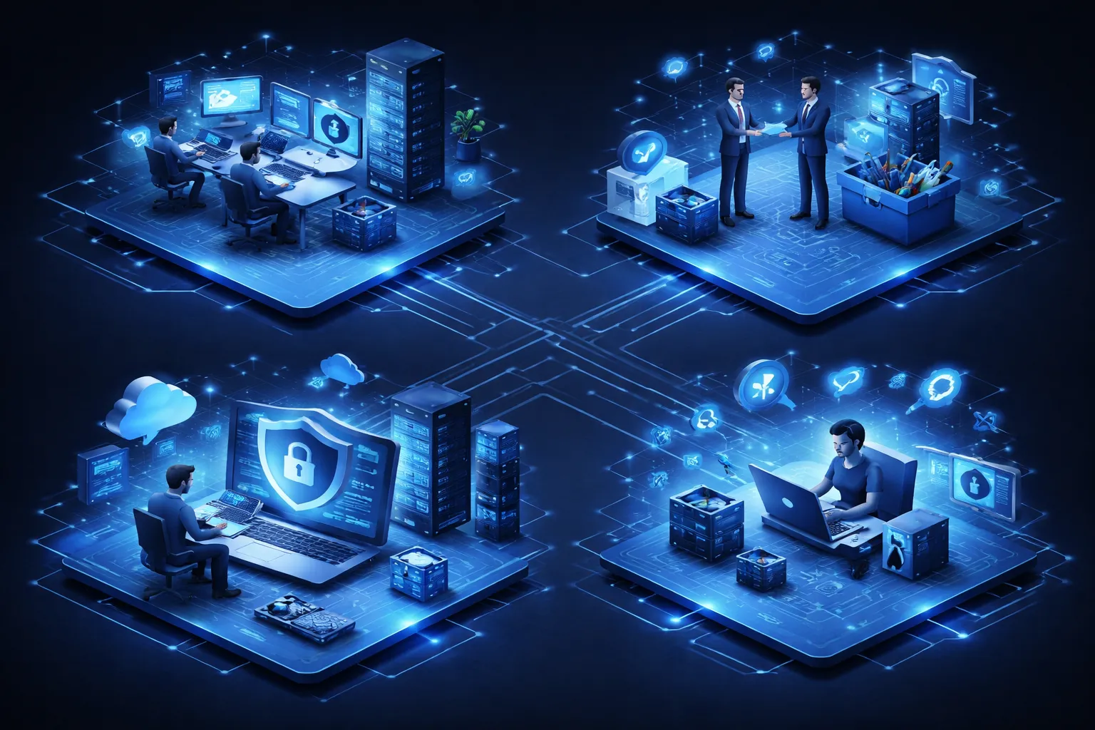 Types de support informatique pour les petites entreprises