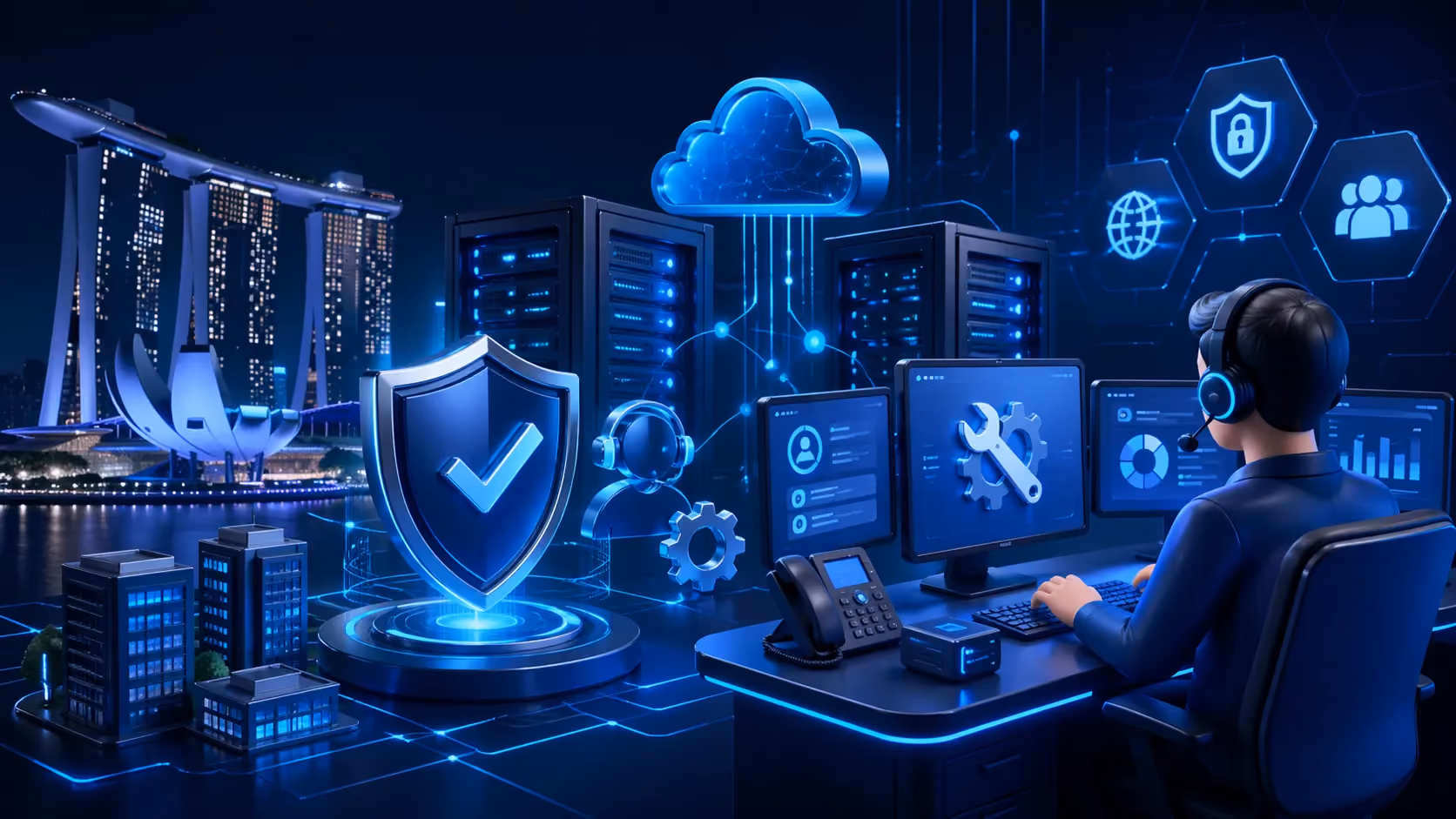 Meilleurs services de support informatique à Singapour