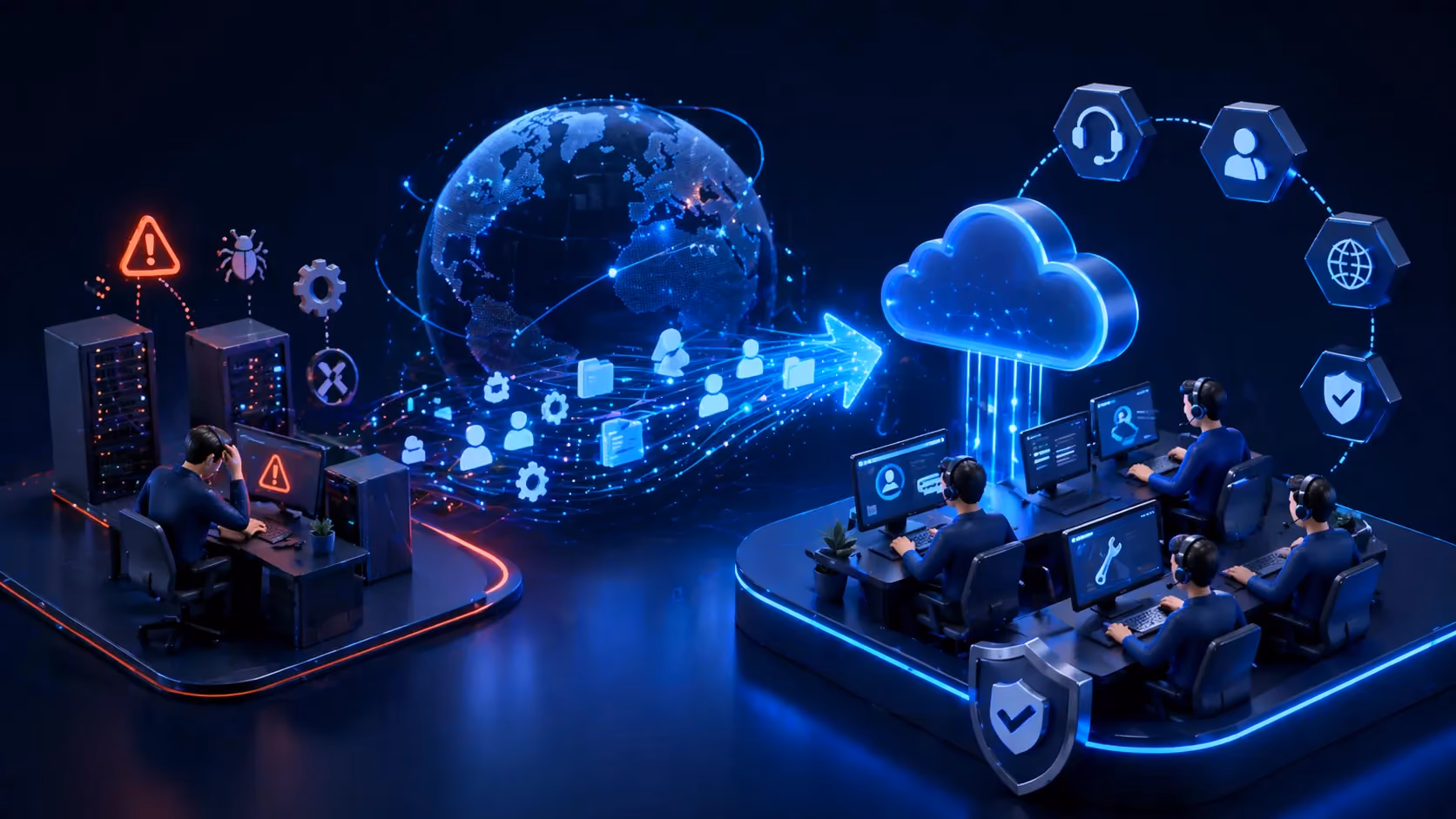 Avantages de l’externalisation des services de support informatique