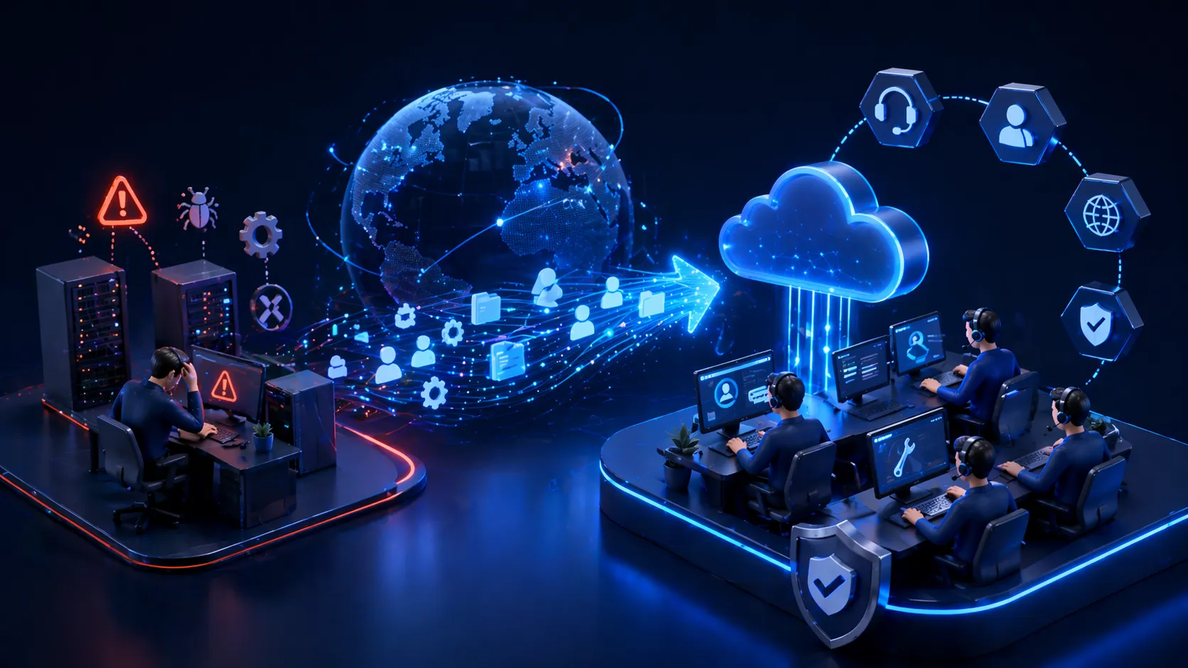 Avantages de l’externalisation des services de support informatique