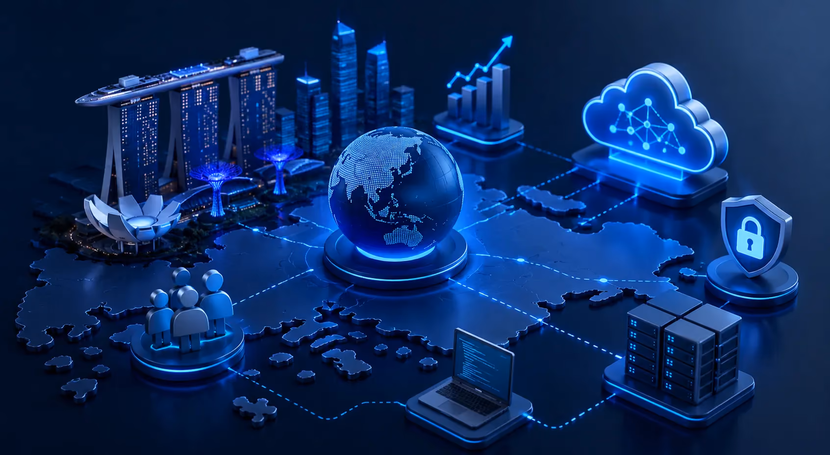 Pourquoi l'externalisation informatique se développe à Singapour