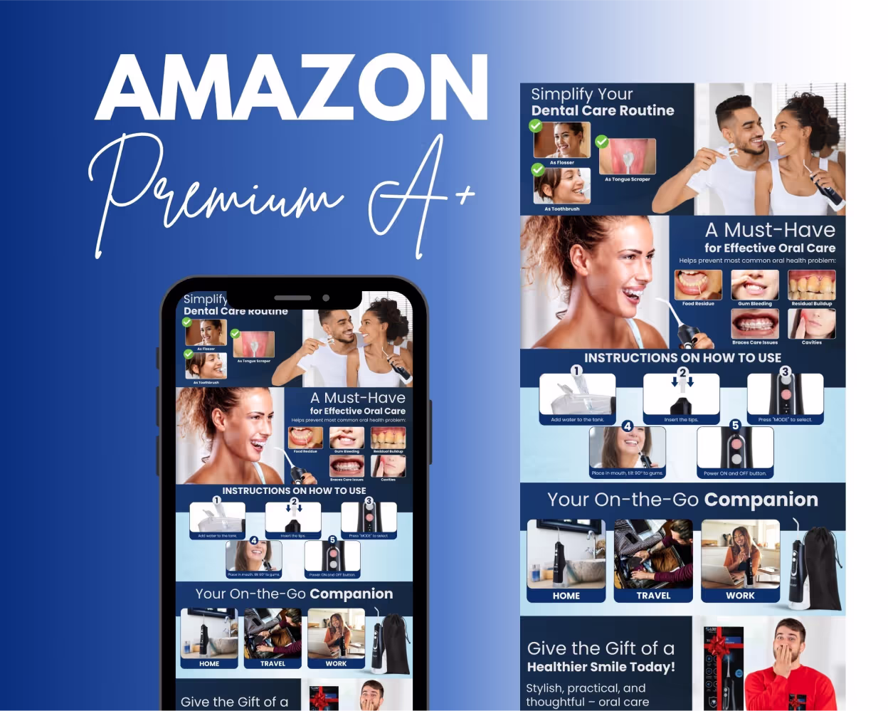 Design Sample for an Amazon business done by Extension Ecom team