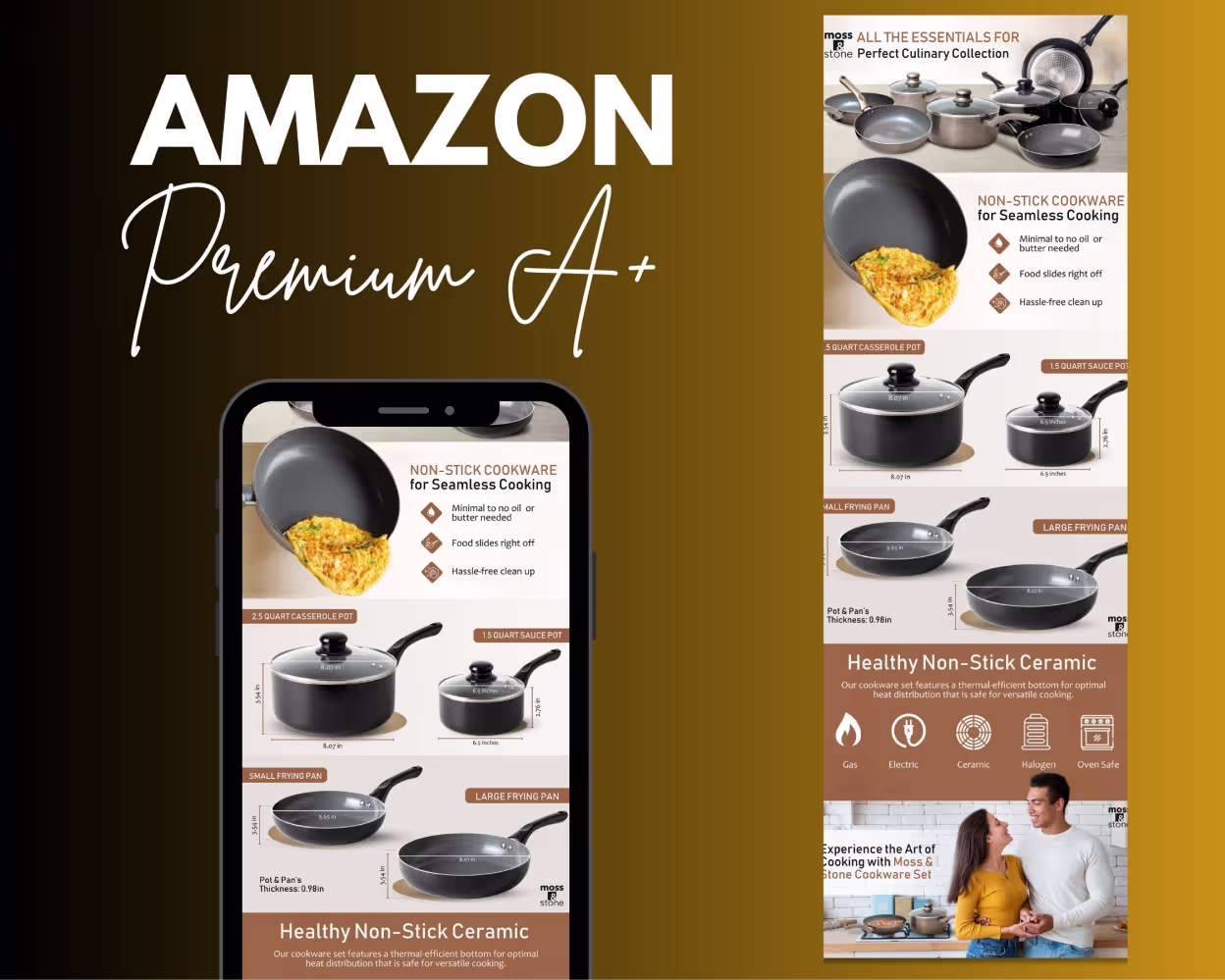 Design Sample for an Amazon business done by Extension Ecom team