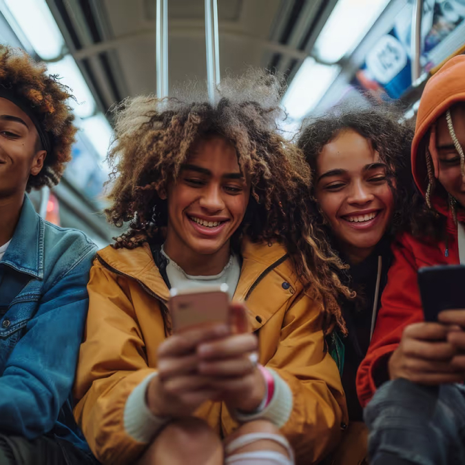 A person wearing glasses looks intently at a large screen displaying colorful data charts and graphs.