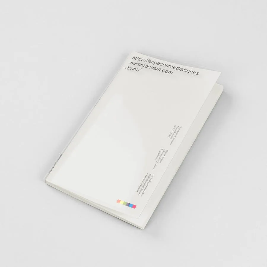 Print thesis cover of "Media Spaces" by Martin Foucaut