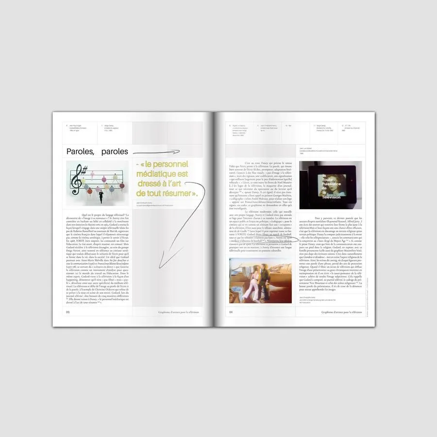 Preview 04 of Adrien Jacquemet & Martin Foucaut's contribution to Artpress2 magazine