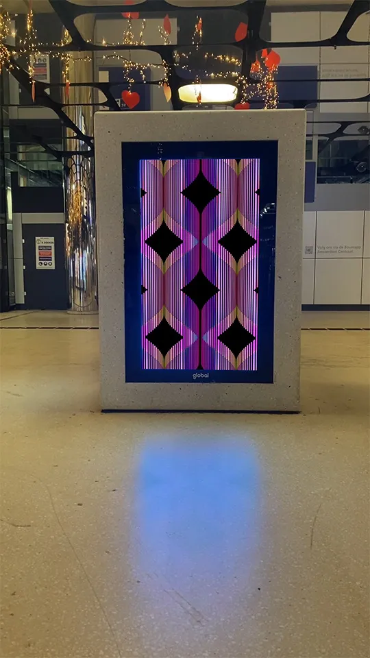 Snapshot 02 of Martin Foucaut's motion contribution to Demo Festival 2025