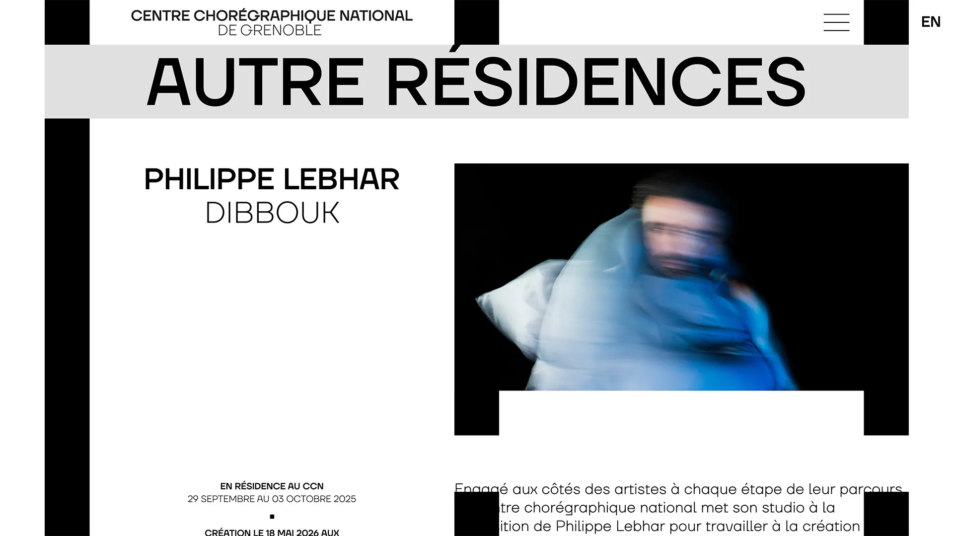 Ccn-grenoble.com Residency page preview