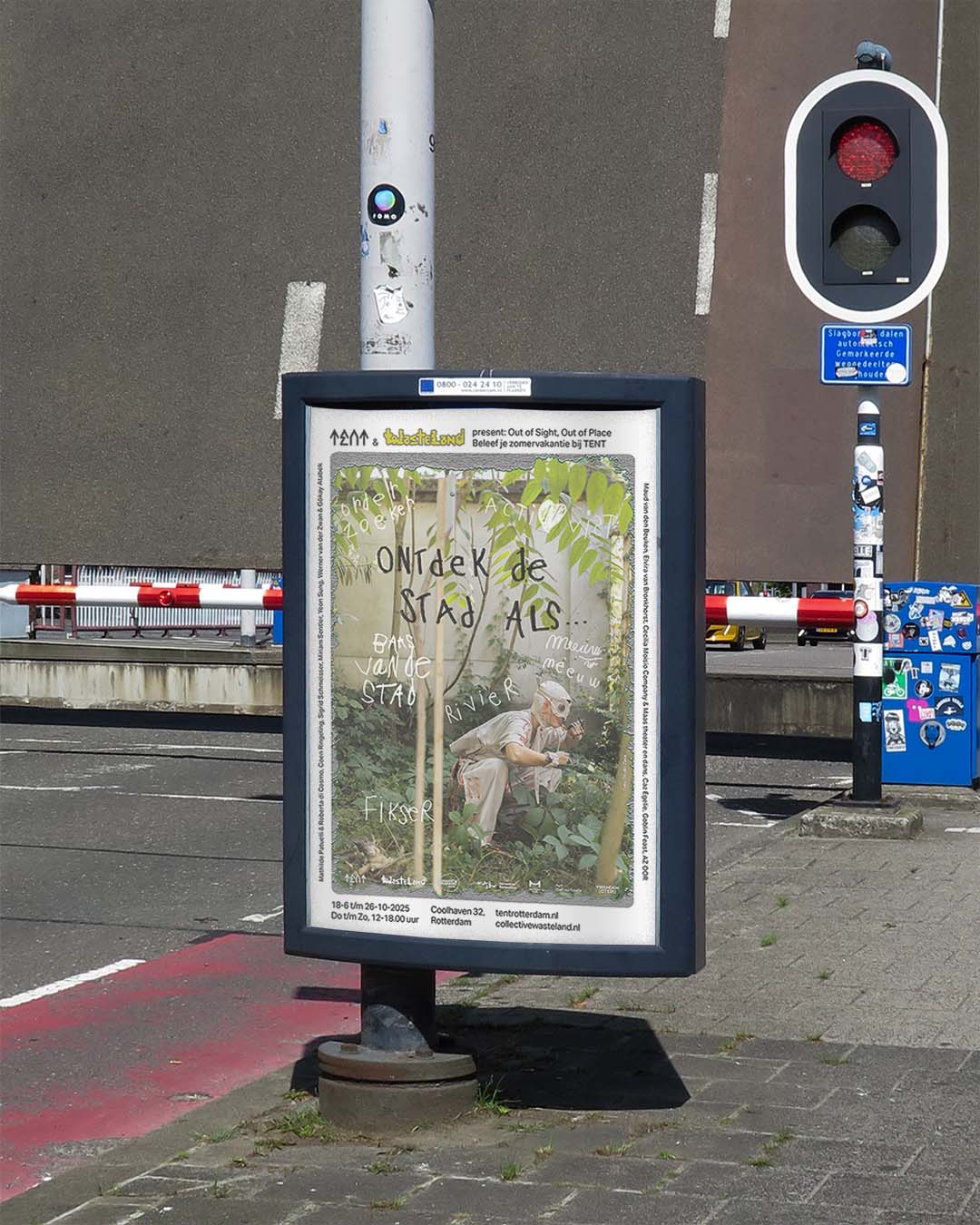 Collective Wasteland : Out of Sight Festival Poster in the city 02
