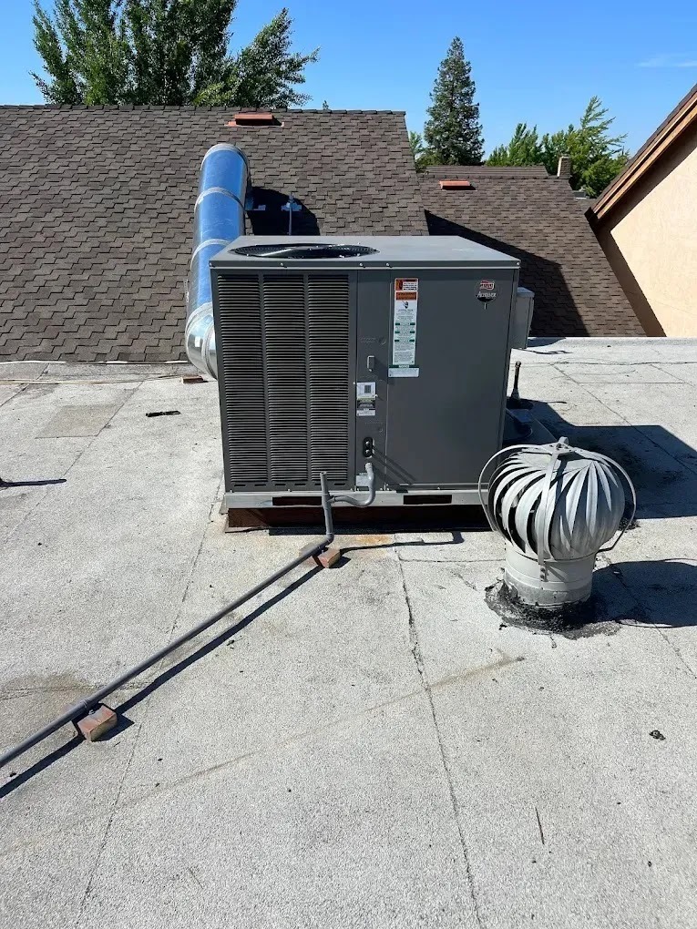 Homeowner puzzled by oversized air conditioning unit, illustrating common sizing mistakes