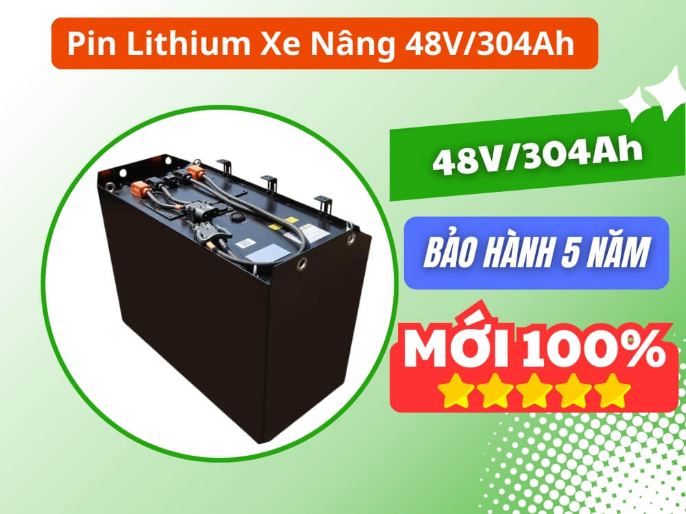 Pin Lithium Xe Nâng 48V/304Ah (51.2V/304Ah)