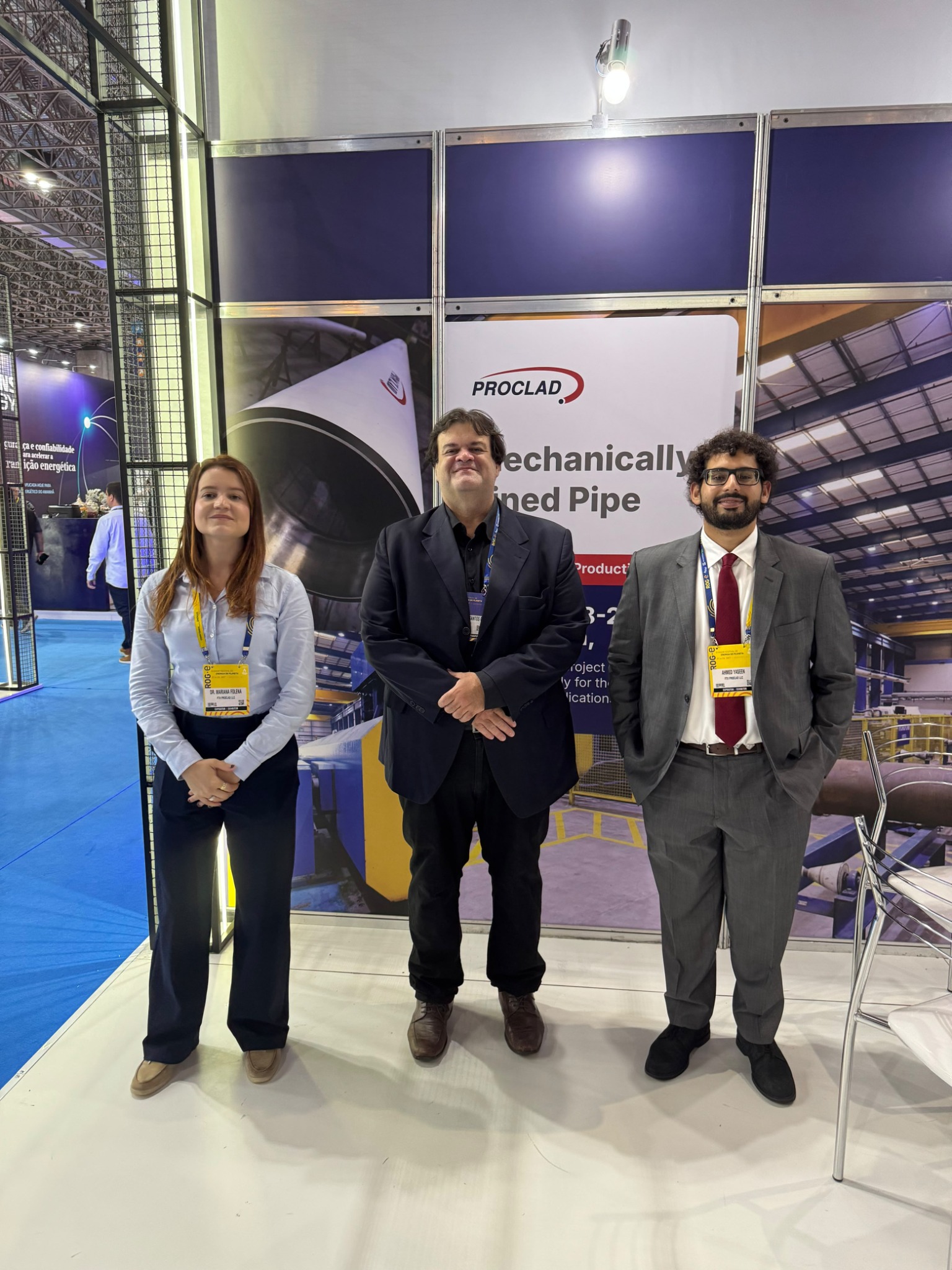 Proclad representatives at ROG.e 2026 in Rio de Janeiro