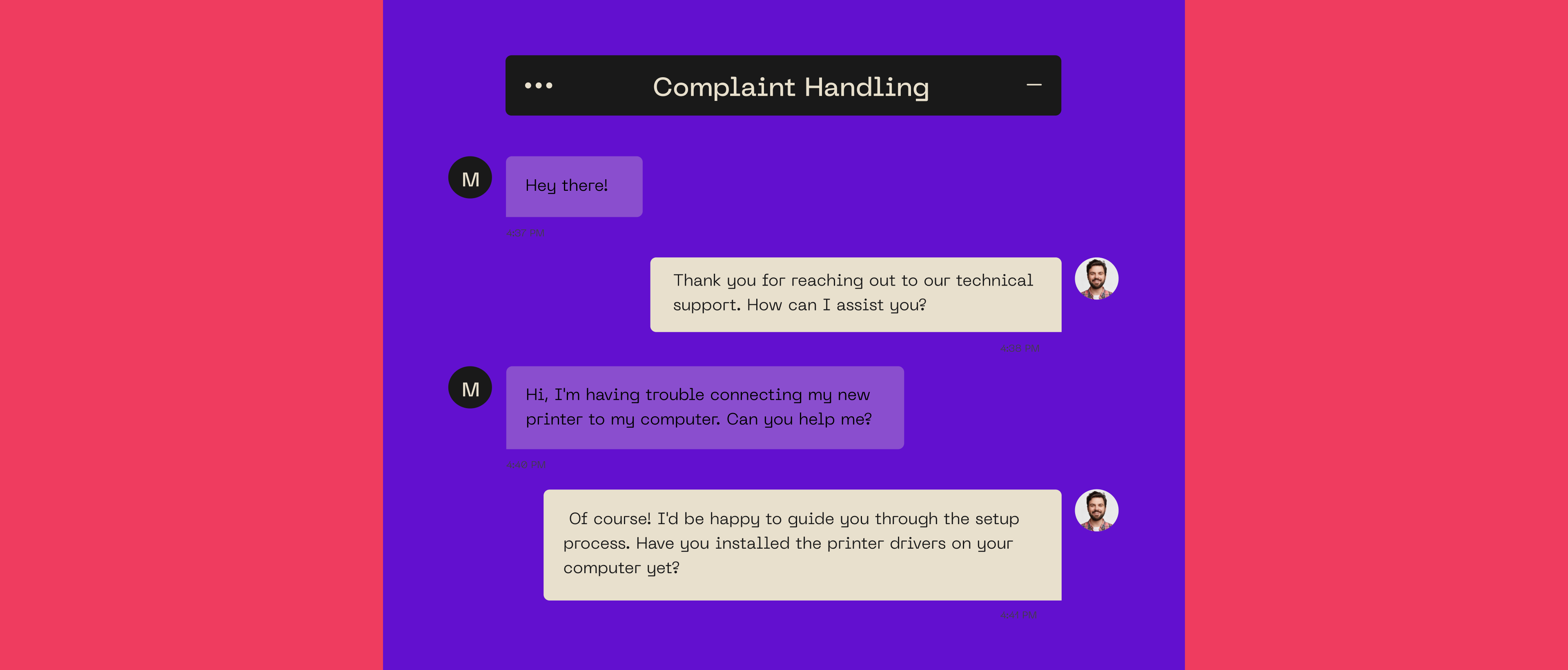 Outsourced complaint handling
