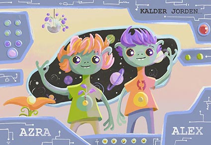 The Aloria game helps school students become waste experts