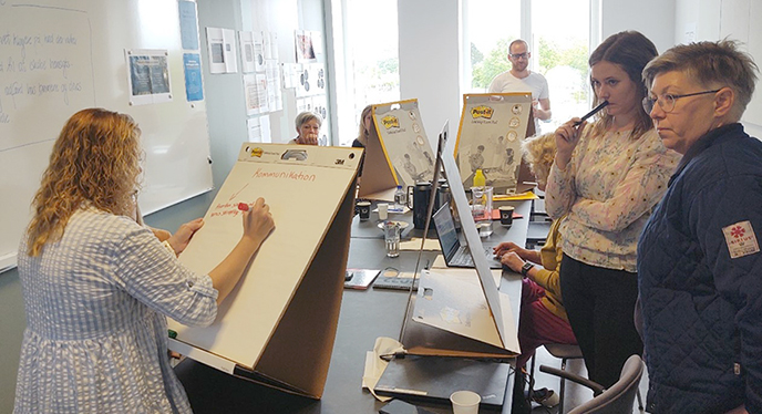 Medarbejderworkshops, hvor der arbejdes med et mulighedsrum