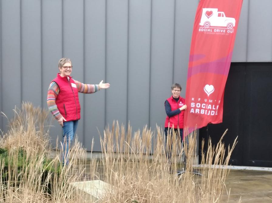 Det sociale tilbud "Cafe paraplyen" holder til i huset en gang om ugen