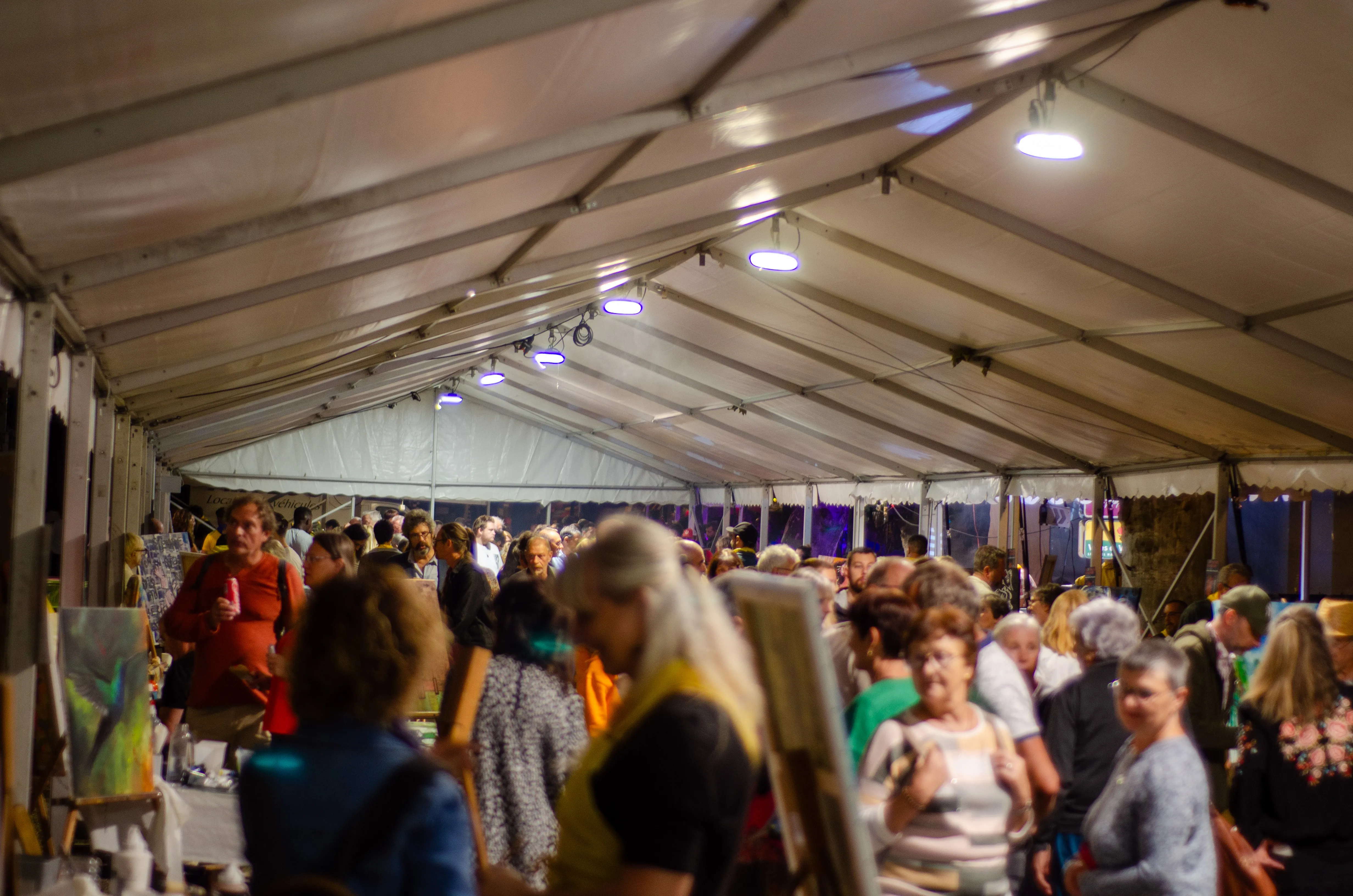 La foule était présente lors de la nuit des regards aux 34èmes rencontres sports et arts de Maubourguet