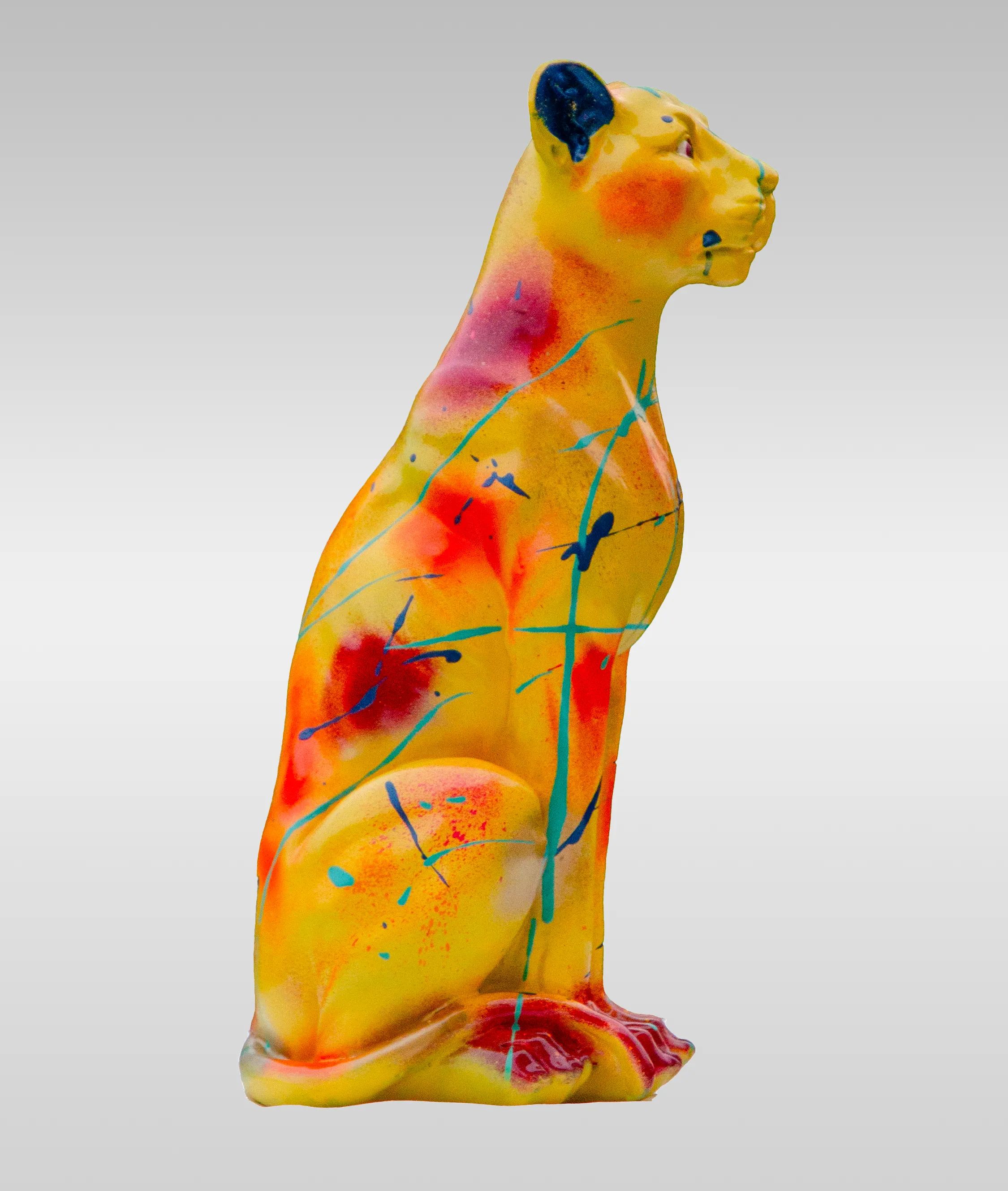 Panthera Solis – Statue panthère en résine