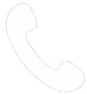 White phone handset icon on a transparent background.