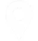 White location pin icon on transparent background.