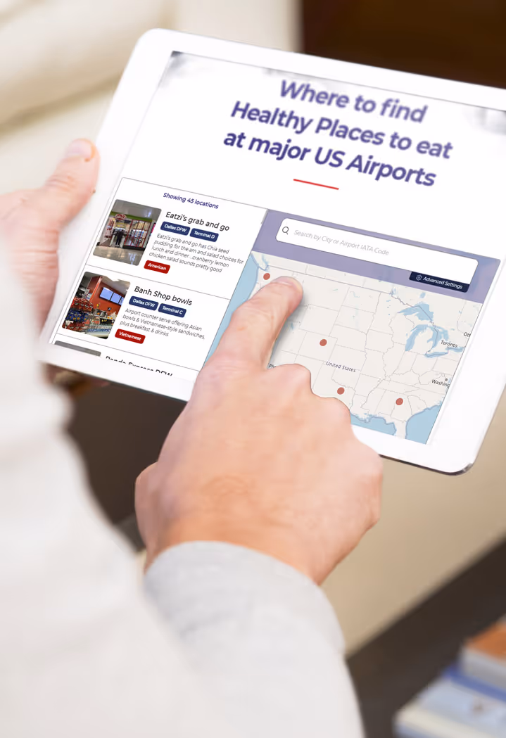 Healthy Eats Map