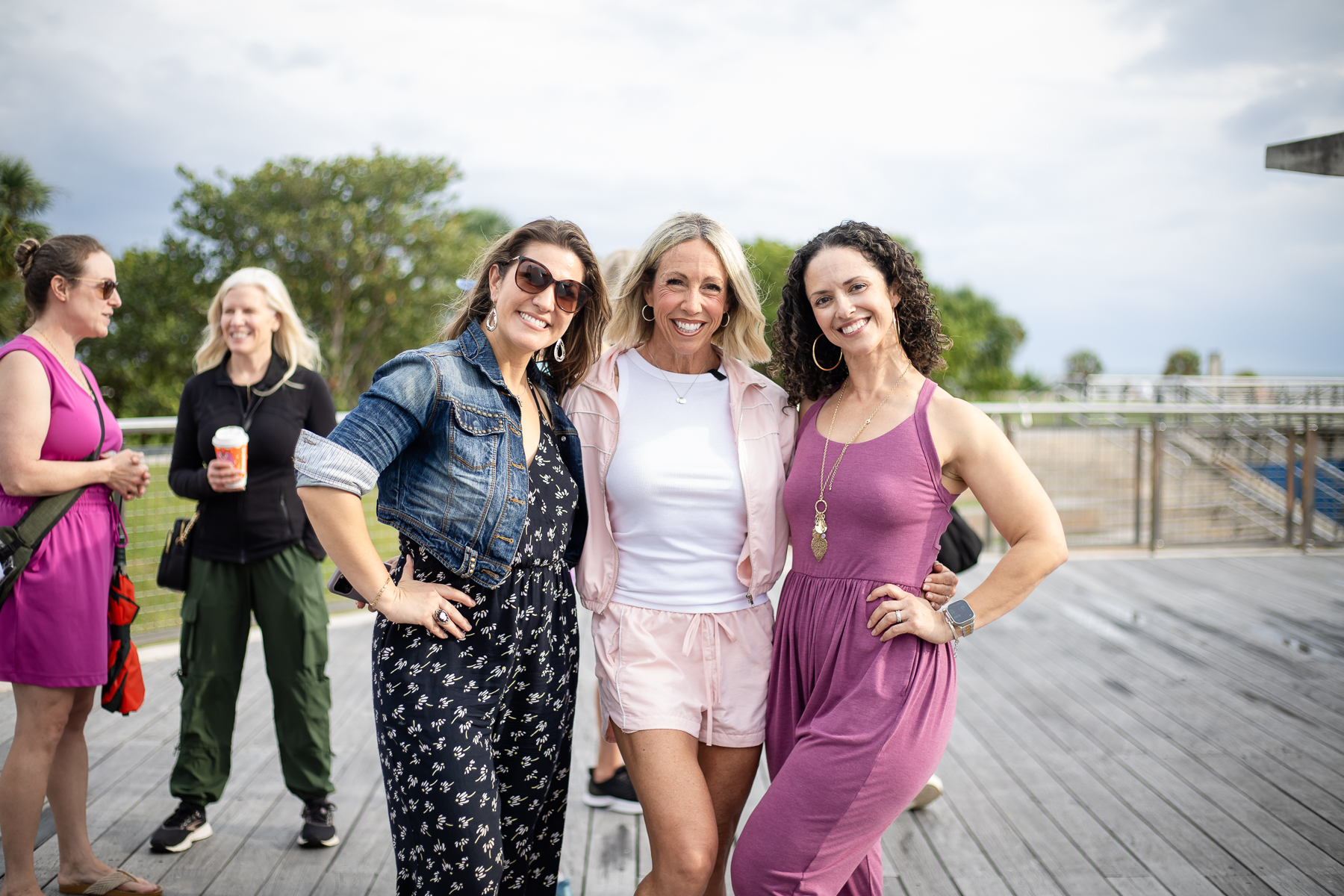 WarriorBabe community group gathered together outdoors