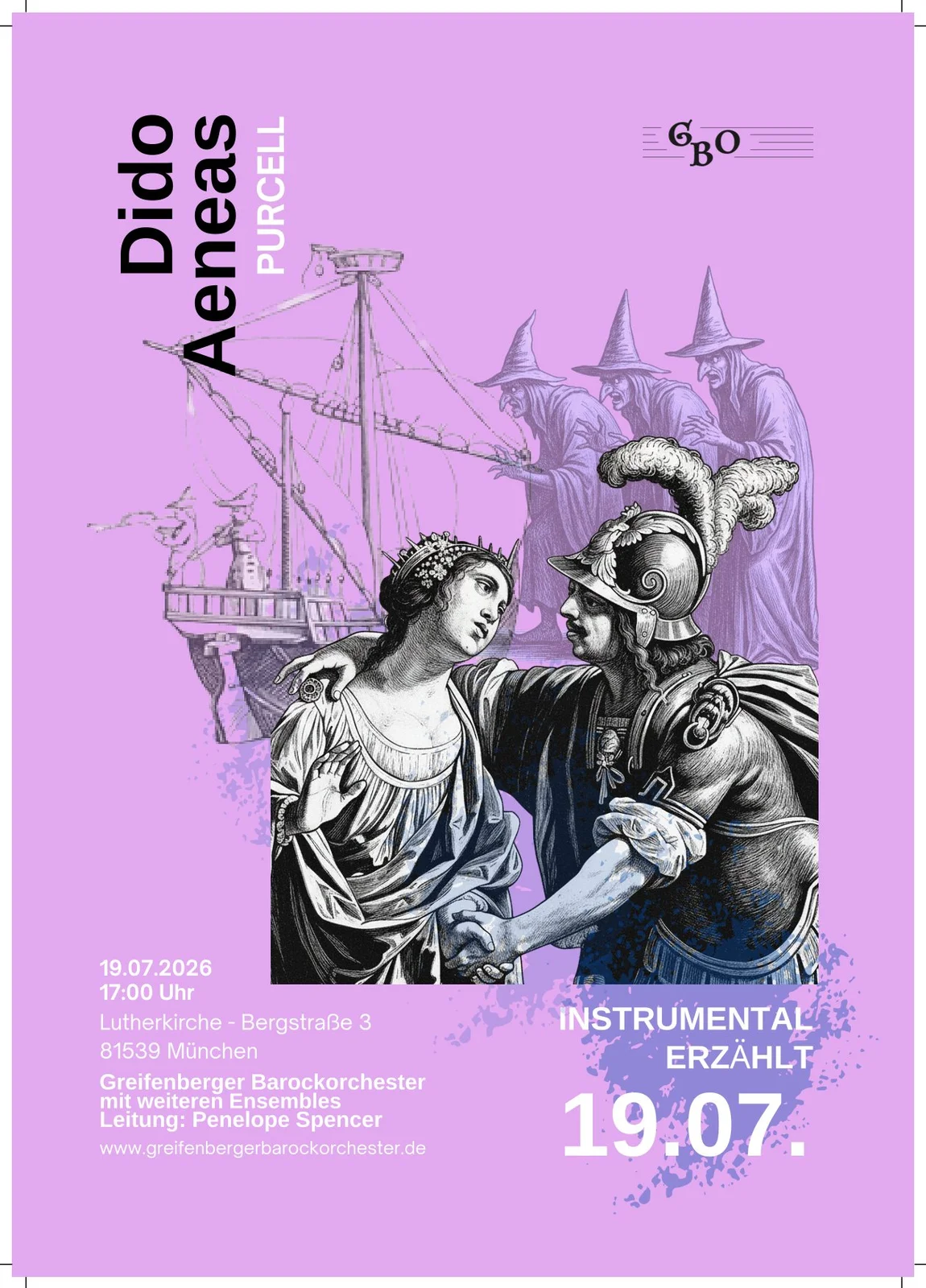 The Loves of Dido and Aeneas — Instrumental erzählt // Sommerkonzert des Greifenberger Barockorchesters