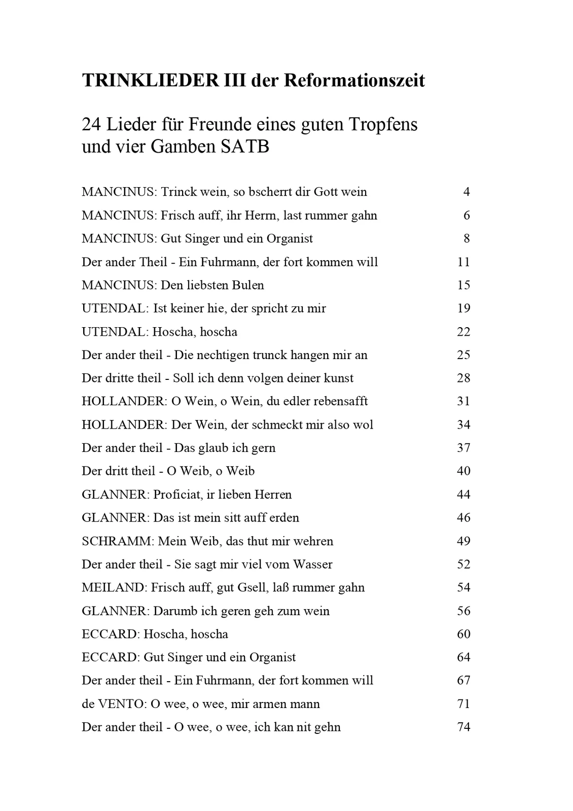 Trinklieder III
