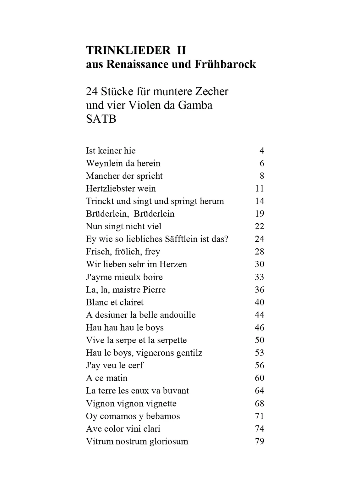 Trinklieder II