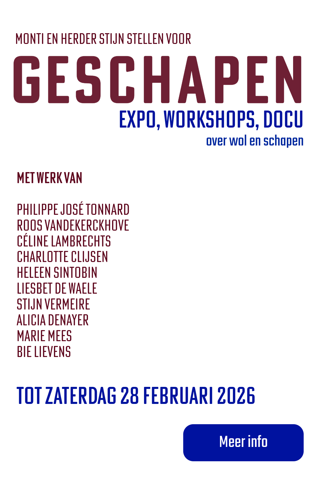 Expo GESCHAPEN