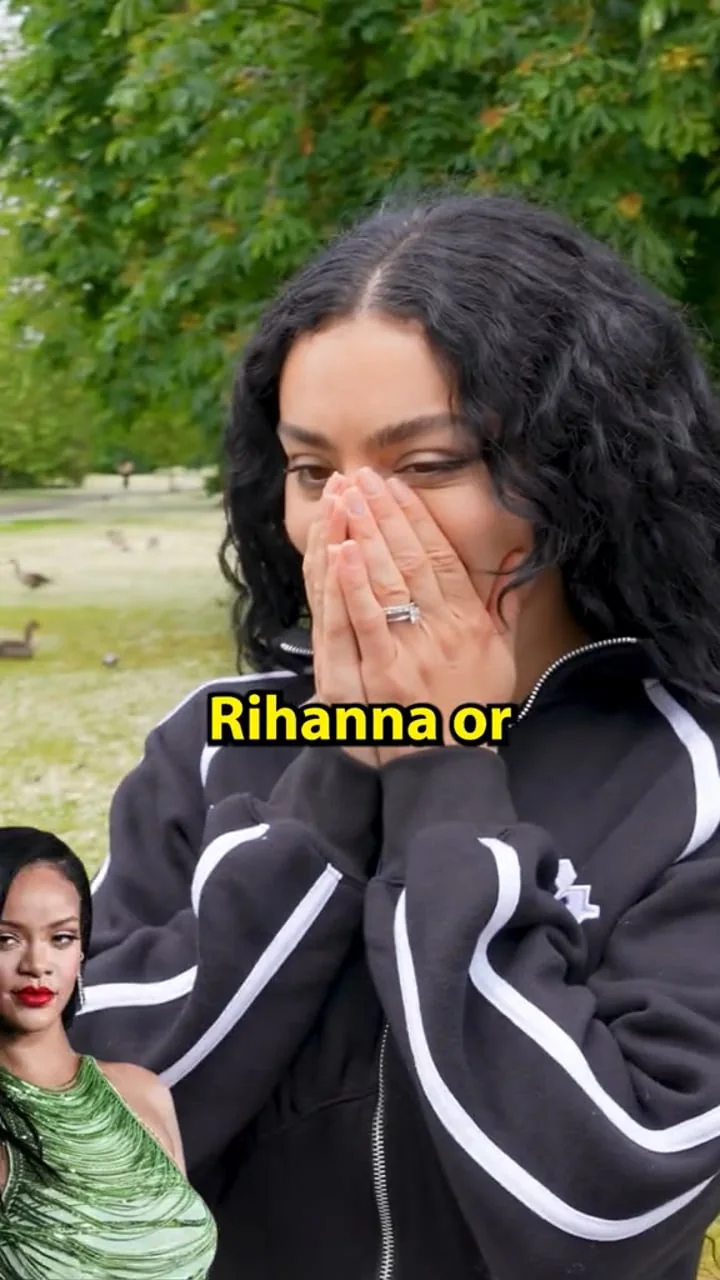 Charli XCX taking part in This or That on Viral Interviews