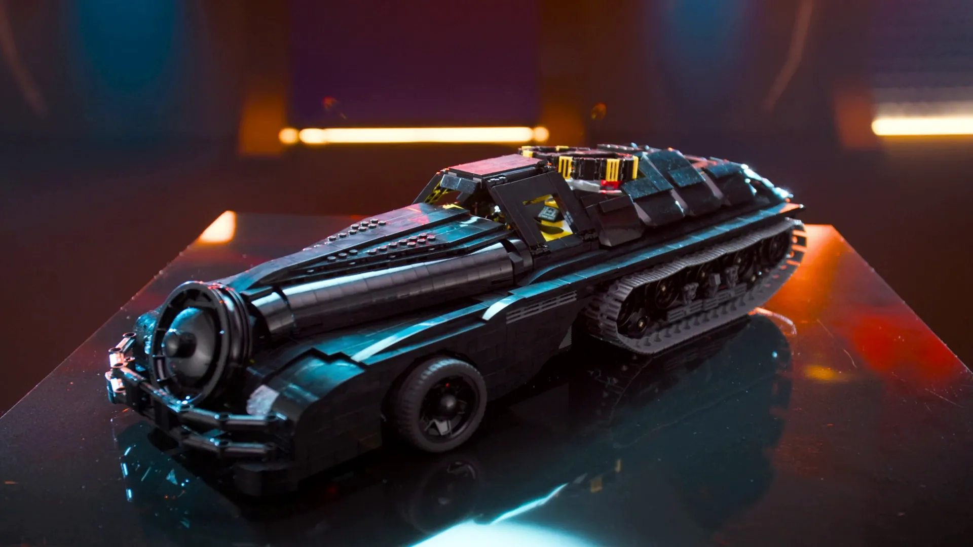 The BatTrack! Build by Ben and Michael from LEGO Masters US Season 5 for the Batmobile challenge.