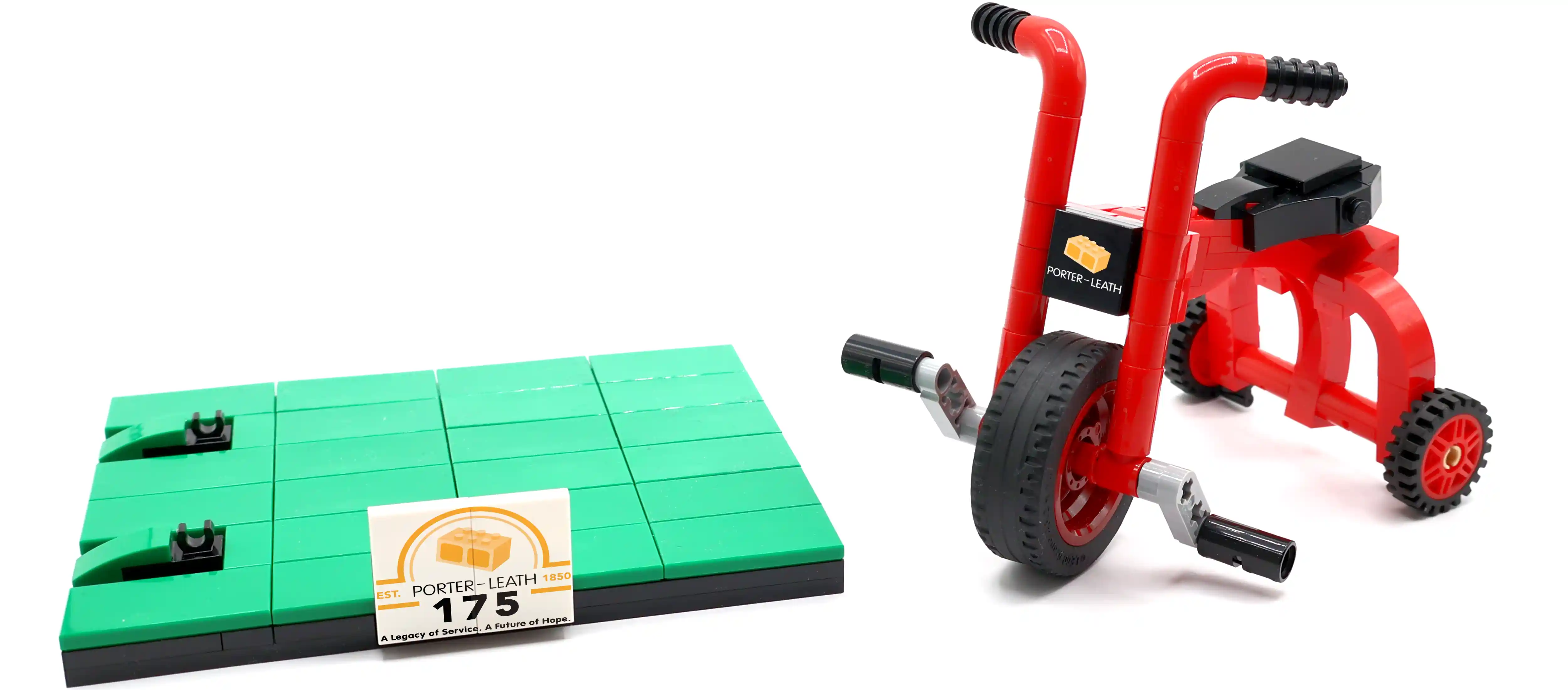 A red tricycle created by Ben Brickson in association with EclipseGrafx