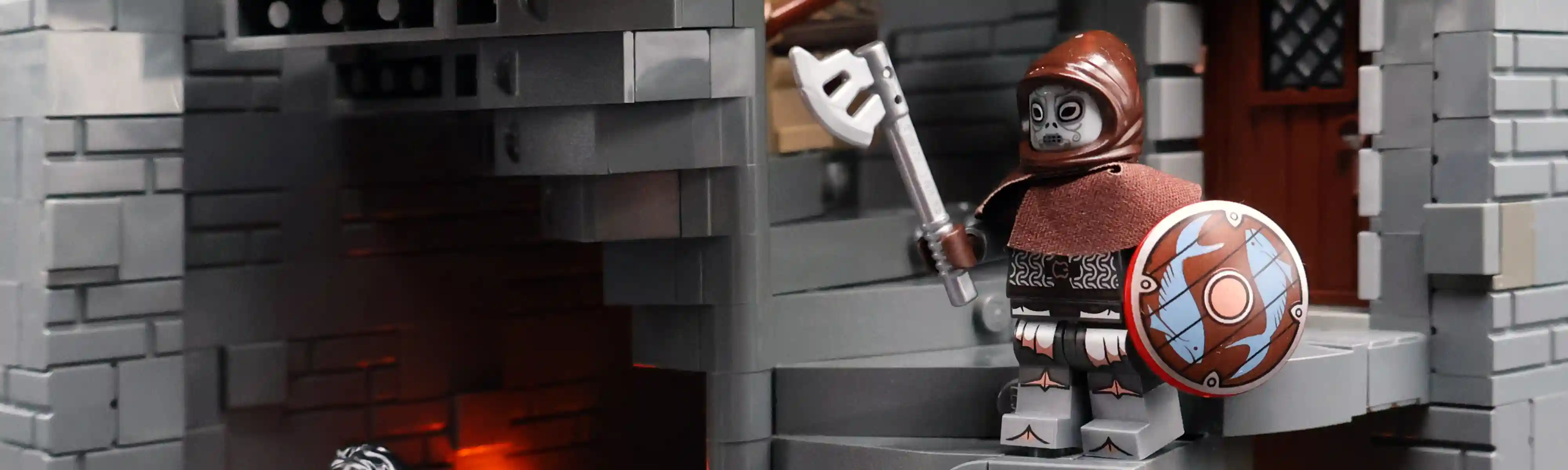 A vignette room build for a castle collab Ben was apart of, showcasing a twisted stair as party members battle their way deeper into the dungeon.