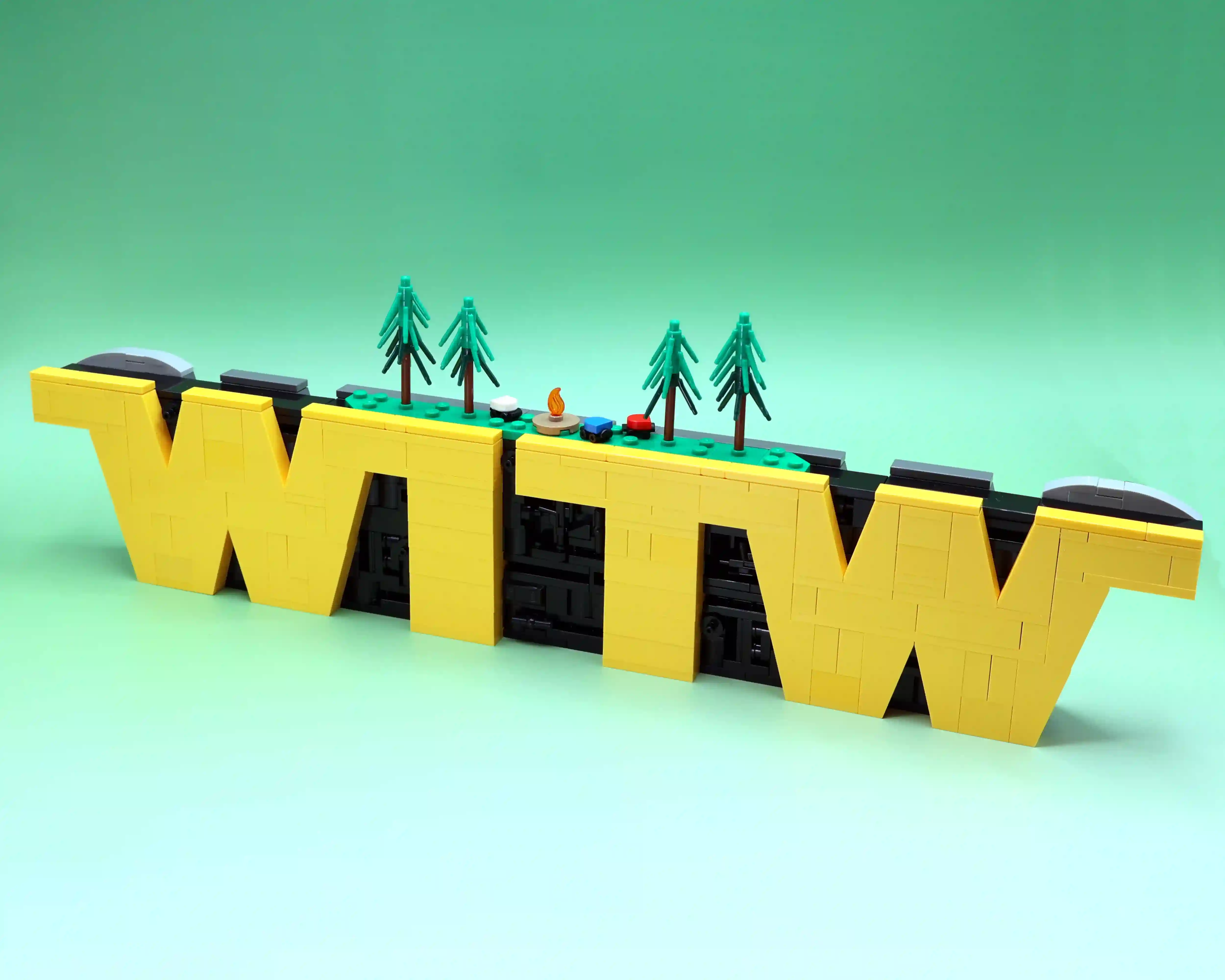 Ben created a lego out of LEGO for the WITW 2026 car meet up.