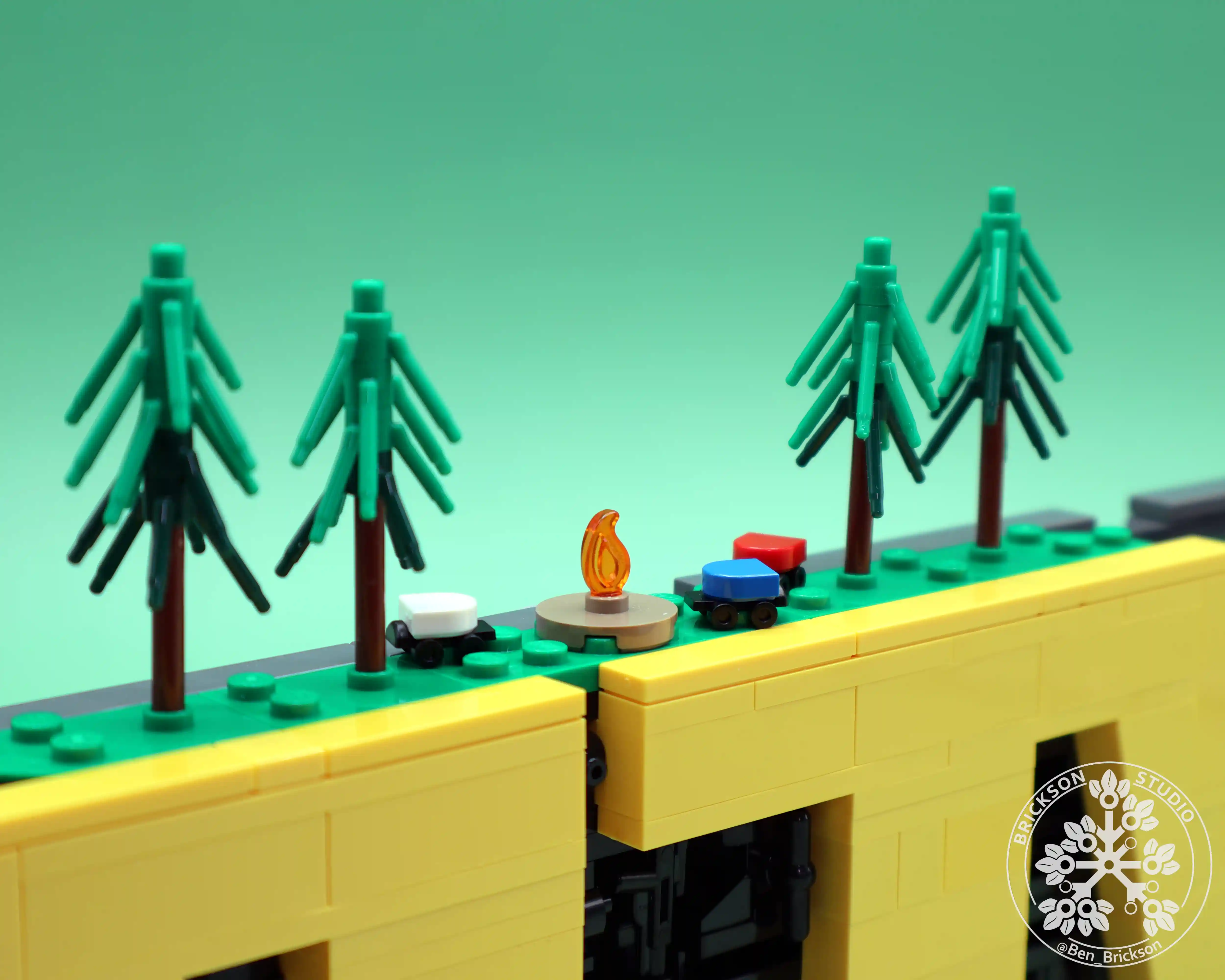 Ben created a lego out of LEGO for the WITW 2026 car meet up.
