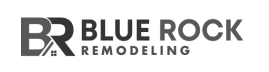 Blue rock remodeling logo