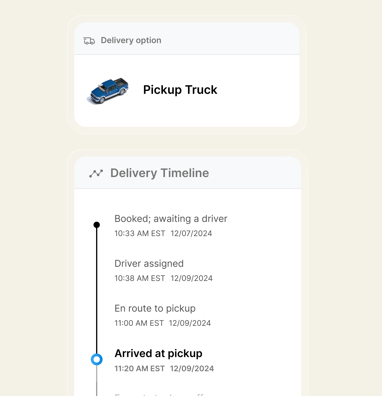 Aroom feature -Live tracking