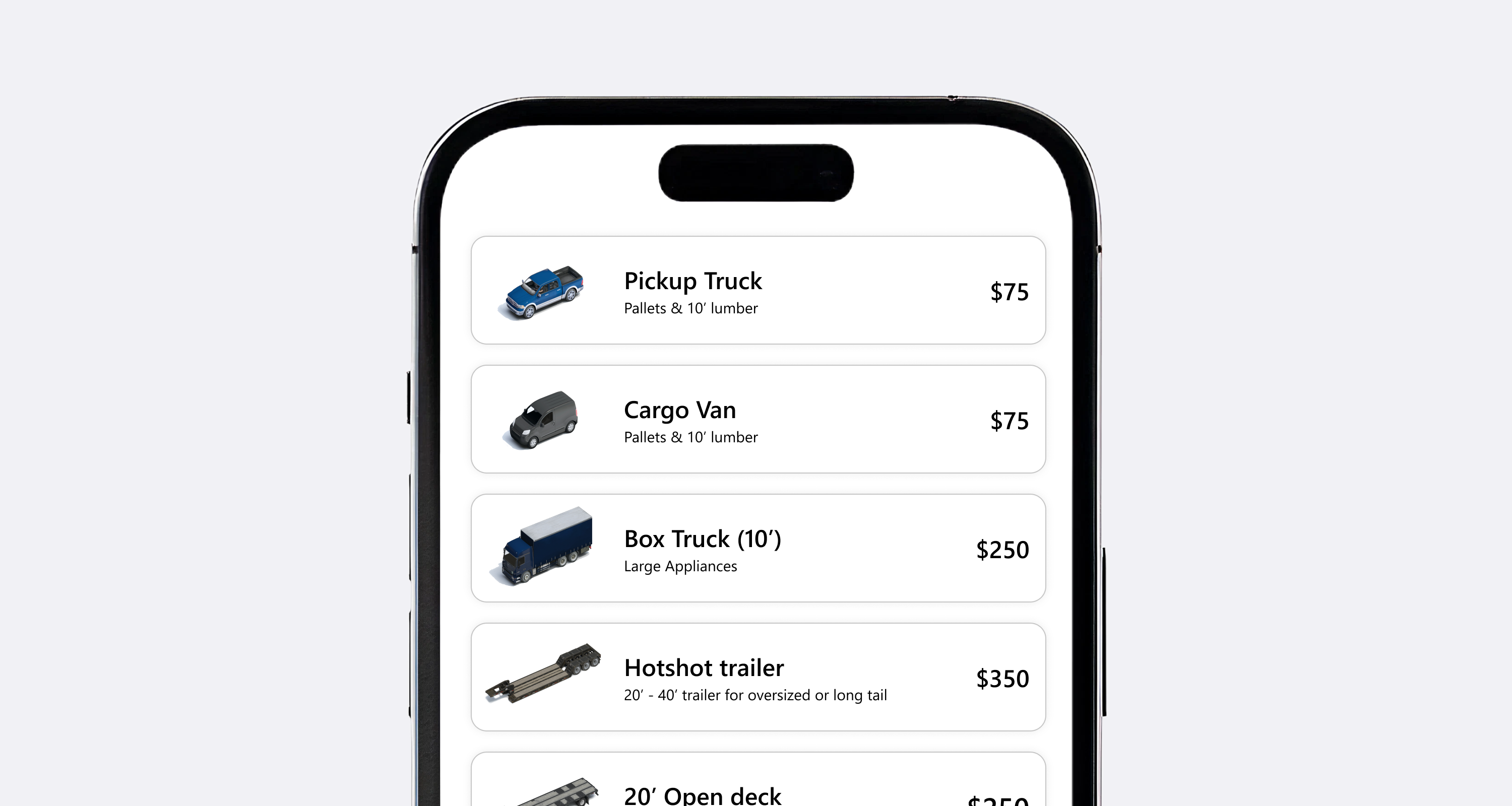 Aroom feature: Versatile vehicle options