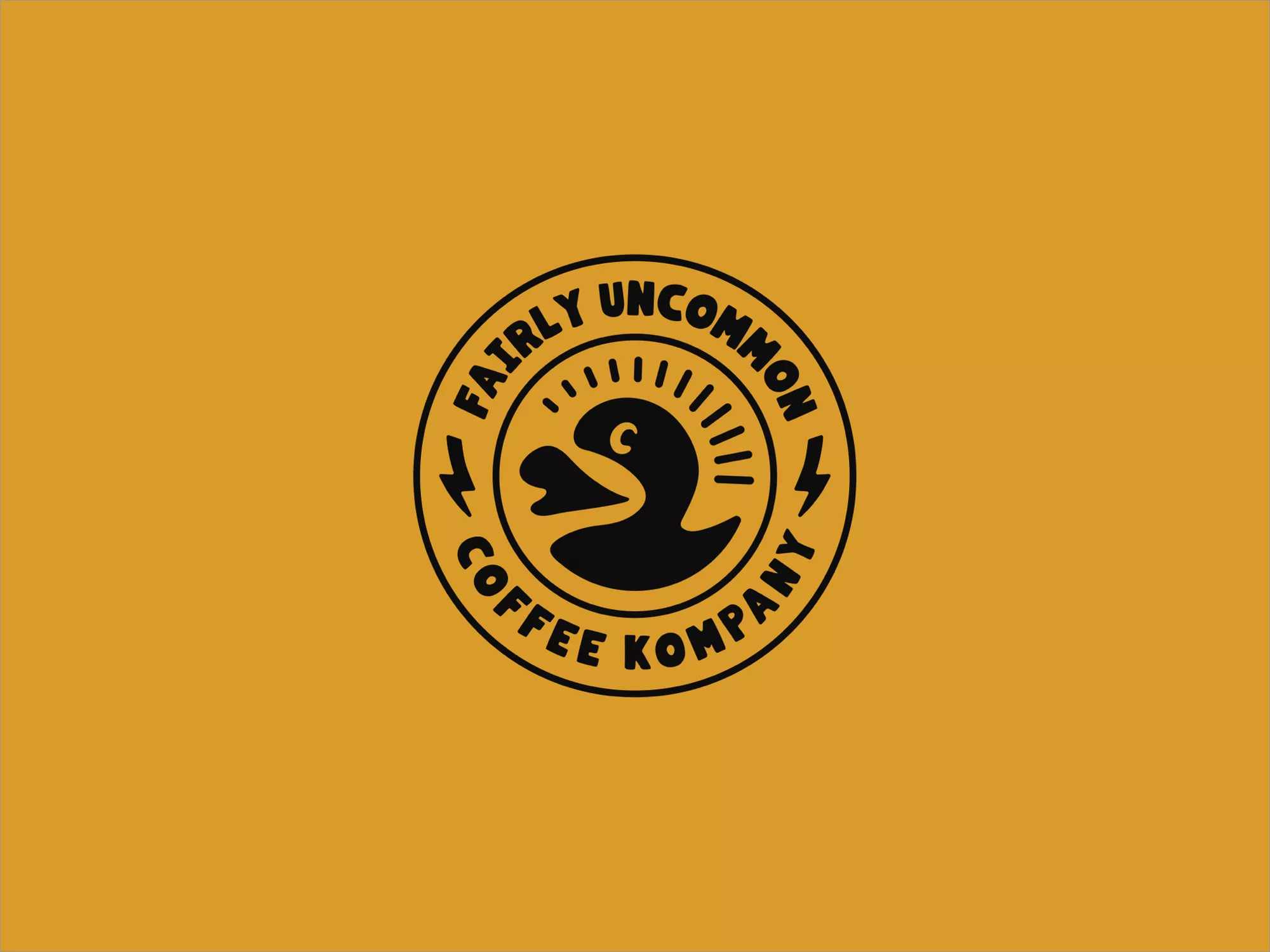 fairly uncommon coffee kompany logo