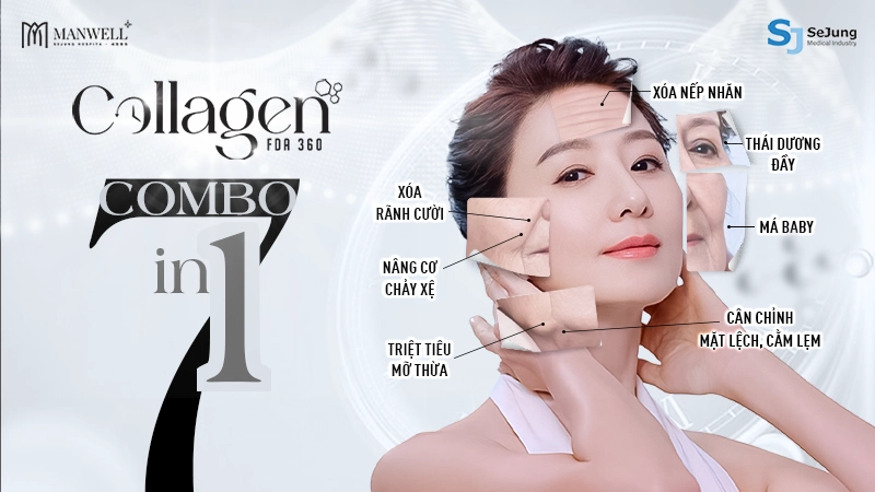 Liệu pháp trẻ hoá Manwell Collagen FDA 360 giúp trẻ hoá da toàn diện, hiệu quả 10 - 15 năm mà không cần phẫu thuật