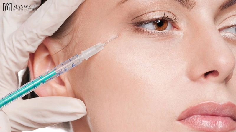 Tiêm botox giúp làm mờ nếp nhăn và cải thiện một số vấn đề khác cho mắt