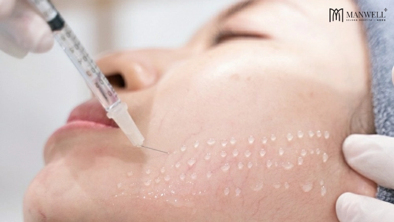 Cấy meso là kỹ thuật tiêm các chất dinh dưỡng như vitamin, enzyme, hormone chiết xuất thực vật vào lớp trung bì để làm trẻ hoá da.